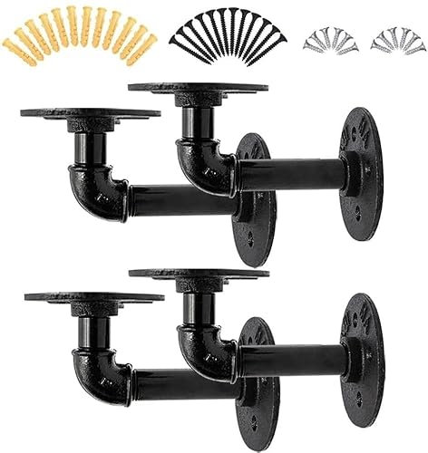 4Pcs for Gerüst Bord Regal Klammern Industrielle Rohr Schwimmende Regal Klammern Regal Klammern