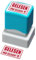 Stempel – Vorgetränkter Gummistempel-GELESEN UND GELACHT- Rote Tinte, Bürostempel, Nachrichten-Stempel, Schrifthöhe 35×20mm