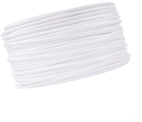 Kunststoff-Rattan-Reparaturset, Kunststoff-Reparatur-Set, Korbmaterial mit einem praktischen 3,6 m Kunststoff-Rattan für Möbelreparatur (weiß)