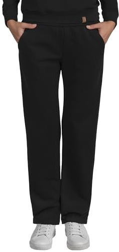 VIVISENCE Jogginghose Damen Bequeme Mit Weitem Bein Elastischem Bund Und Seitentaschen Aus Hochwertigem Strickstoff Perfekt Für Freizeit Sport Yoga Entspannte Alltagslooks 9102