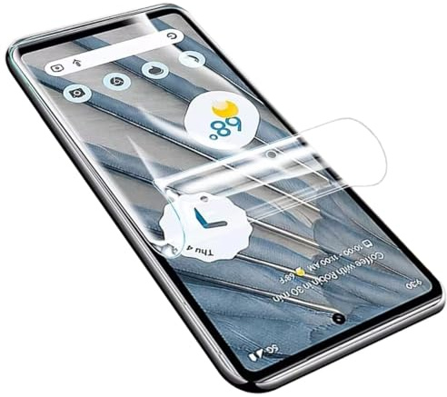 YiiLoxo 2 Stück Hydrogel Schutzfolie für Google Pixel 7a 5G, Transparente Flexible TPU Displayschutzfolie [Kein Gehärtetes Glas][Fingerabdruck Unterstützen]