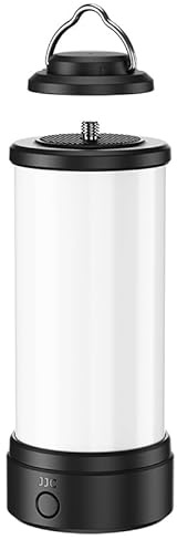 JJC 360° Panoramica LED-Licht für GoPr. MAX/Pocket 4 3/Inst.360 X5 X4 Air | 5 Helligkeitsstufen & 3 Farbmodi Omni-Richtungs Aufhelllicht, Tragbares Wiederaufladbares Stativ Montage Videolicht