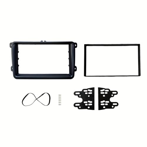 Telaio Montaggio Sul Cruscotto Per VW Per Passat B6 B7 Per Golf 5 6 Per Polo Per Jetta Doppio DIN Car Stereo Radio Fascia Telaio Trim Pannello