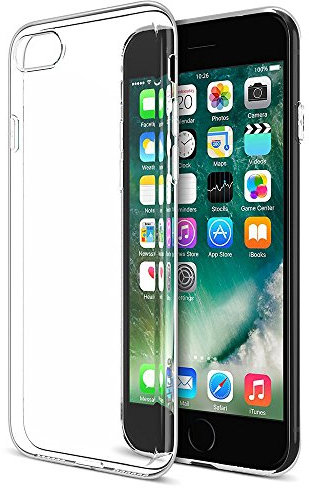 TECHGEAR iPhone SE 2022/2020, iPhone 8/7 Case - [AirFlex] Slim & Light, Protective, Flexible Gel/TPU Cover with Soft Touch Keys Compatible with iPhone SE 4.7, iPhone 8, iPhone 7 (Super Clear)