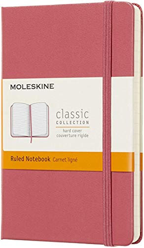 Moleskine Notizbuch Pocket, A6, Liniert, Hard Cover, Altrosa