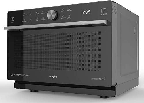 Whirlpool MWP3391SB Supreme Chef Forno A Microonde, Libera installazione, Termoventilato Combinato, Nero/Argento (Black/Silver), 49 x 54 x 37.3 cm