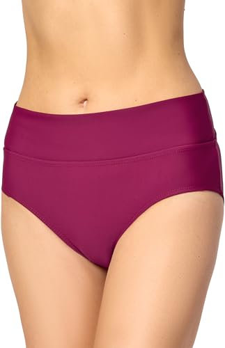 Merry Style Damen Bikini Slip MSVR5 (Weinrot (5288), 44)