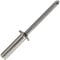 OPIOL QUALITY® Dichtblindnieten mit Flachkopf, gerillter Nietdorn 4,8x10 mm aus Edelstahl A2 V2A (50 Stück) Flachkopfnieten Dichtnieten Popnieten Bechernieten Niete ISO 16585