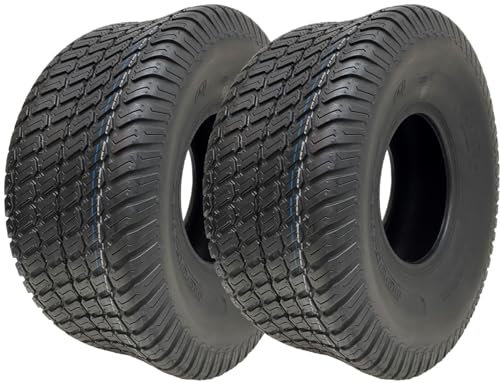 Parnells Wanda P332 Lot de 2 pneus pour tondeuse à gazon 4 couches Multi, 20 x 8.00-8