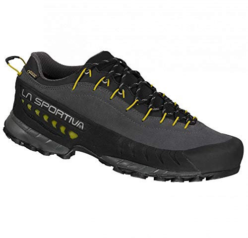 LA SPORTIVA M Tx 4 GTX Grau - Gore-Tex Robuster wasserdichter Herren Leder Approachschuh, Größe EU 45.5 - Farbe Carbon