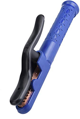 1Pcs 800A Morsetto per Saldatura in Ottone e Rame Rosso con Chiave Tubo di Rame Isolato Porta elettrodo di Rame per saldatrice(Ottone)