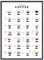 JUNOMI® Kaffee Poster A2, 28 Types of Coffee, Perfekte Kaffee Küchen Deko mit Anleitung und Namen von 28 Kaffee Arten, Ideales Kaffee Geschenk für Coffee Lover, Kaffee Küchenbild | ohne Rahmen