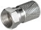 XMediasat 16 Stück - F-Stecker/F-Aufdrehstecker 8.4 mm BigNut mit Dichtring für Koaxial Kabel 120dB 130dB 135dB zum Empfang von FULL HD 3D Ultra HD 4K geeignet