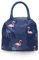 Sac Isotherme Repas Bureau Sac Repas Isotherme Sac Repas Fourre-Tout Thermique Lunch Bag Protection De FraîCheur Feuille D'Aluminium IsoléE Sac à Main Pliable Pour Femme, Homme, Et Bureau-flamingo