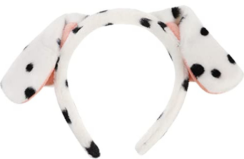 VALICLUD Dalmatinische Braune Hundohren Stirnband Cartoon Welpen Ohren Tier Haar Hundeohren Kostüm für Hund Party Dekorationen Weihnachten Kostüm