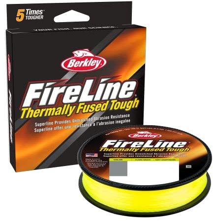 Berkley FireLine® Fused Original - 8-Strand Superline, Ultra-zähe & Abriebfeste geflochtene Angelschnur für überragendes Feingefühl und geschmeidige Würfe, grün, 0,17 mm, 10,7 kg, 328 yd|300 m