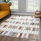 payé Teppich Wohnzimmer - 160x230cm - Hochflor Flauschig Weich - Pastellfarben Multi - Boho Design - Skandinavisch Steinoptik Abstrakt - Schlafzimmer