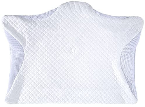 HOMCA Housse de Remplacement pour l'oreiller PL02, Taie d'oreiller de Rechange Lavable en Machine, Respirant, Blanc