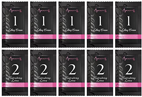 Beauty7 lash lifting set Wimpernlifting Set Eyelash Perm Kit Wimpern welle lifting Kit Curling-Wimpern Dauerwellen Set augenbrauen lifting set (Anzahl: 2 * 5 PCS)