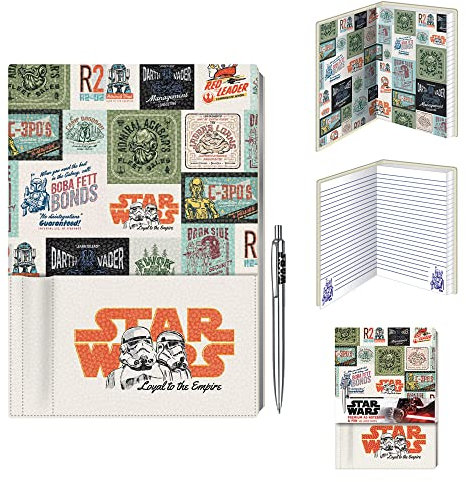 Star Wars - Loyal to The Empire - Notizbuch im handlichen A5 Format inkl. Stift - Größe 15x21 cm