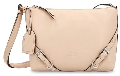 Picard Damen Schultertasche FELICITA aus Echtleder Mittel | mit Reißverschluss | Schultertasche | Alltag