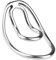 JSSMATE Edelstahl Curved Cock Ring für Männer Erwachsene Scrotum Chastity Sex Toy (1PC)