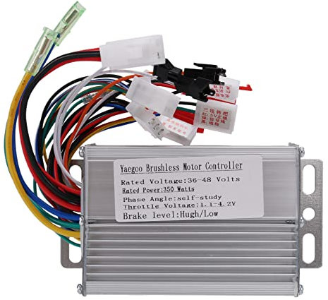 Peowuieu Elektro Fahrrad BüRstenlos DC Motor Controller 36V / 48V 350W für Elektro Fahrrad Elektrisches Fahrrad Scooter ZubehöR Teile