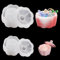 DeryArcle 4 Stück Epoxidharz Formen Dose Blumen, Harzform Schachtel Gießform Silikonform Kerzenhalter mit Deckel 3D Jar Resin Mold für DIY Schmuck Süßigkeiten Behälter Blumentopf (groß+klein)