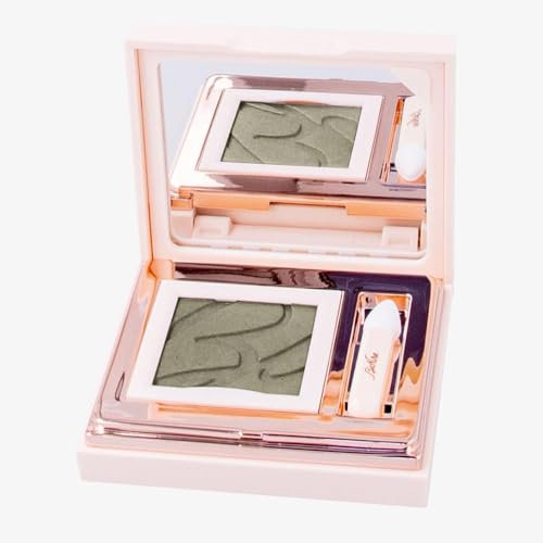 BioNike Defence Color - Silky Touch Ombretto Occhi Portatile, Long Lasting fino a 8H, Pigmenti Intensi, Texture Sottile e Modulabile, Applicatore e Specchio Incluso, 415 Vert Dore
