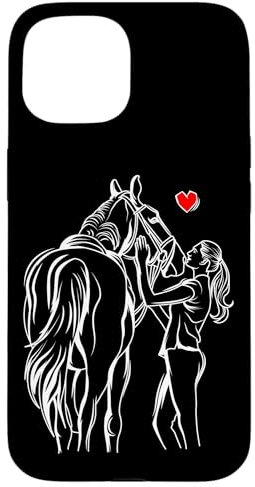 Horse Girl Love Rider Horse Lover Case for iPhone 15
