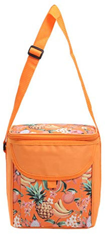 KASANOVA Borsa termica Tropical tracolla poliestere capacità 9 litri 23,5X26,5 arancione