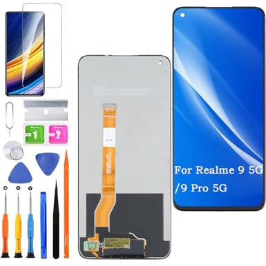 HLYGZX Pantalla original de repuesto para Realme 9 5G / 9 Pro 5G LCD, RMX3474 RMX3471 RMX3472, kit de piezas de reparación