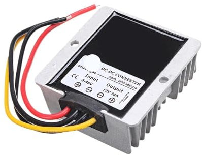 OOYIALET 8V-40V to 12V DC Boost-Buck Converter 6A 10A 20A Voltage Regulator Stabilizer Converter Transformer Car Power Supply(12V 20A)