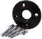 Ohrgeschmiedete Abstandshalter 4x108 Auto Langlebiges Zubehör Spurverbreiterung Für Peugeot 106 206 307 308 2008 3008 408 406 207 208 301 1007 306(Black 15mm)