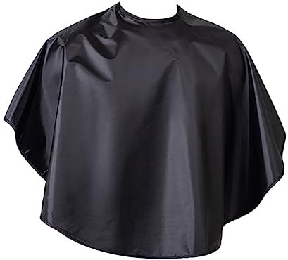 HAPINARY 1pieza Peluquería Para Corte De Pelo Delantal Unisex De Poliéster Para Tinte Y Herramienta Profesional Para Salón Y Uso Casa Negro