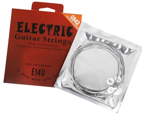 6 cuerdas para guitarra de acero al carbono, 6 unidades, 009 – 042, 6 cuerdas para principiantes