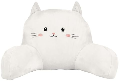 THE CONCEPT FACTORY Lesekissen Kawaii Creme Ergonomisch Weiß | Lesekissen Kawaii, 60x35x30 cm, ergonomisch und bequem, bezauberndes Design, Creme und Weiß