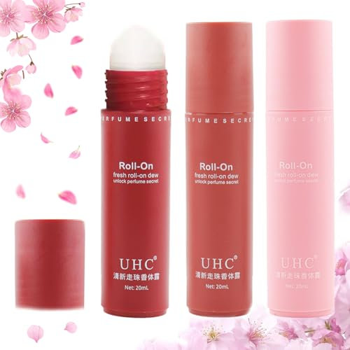 Pack de 3 Déodorant Roll-on,Deodorant Femme Homme, Anti Transpirant Aisselles,Mini Déodorant Efficace 24H, Deodorant naturel-Fraîcheur Longue Durée Pour Tous Types