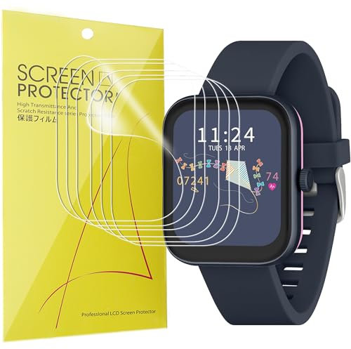 Blueshaweu Compatible for RADLEY Series 32 Smart Watch Screen Protector, [6 Pack] Full Coverage TPU Clear Film Compatible for RADLEY Series 32 Smart Watch (6 Pack)