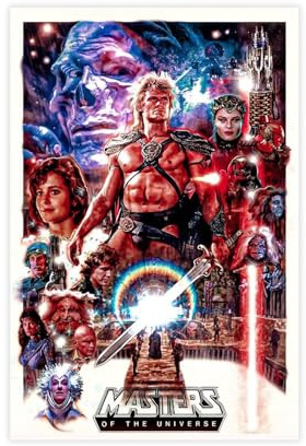 saedba Leinwandposter Masters of The Universe Schlafzimmer Dekor Landschaft Büro Zimmer Dekor Geschenk 60 x 90 cm