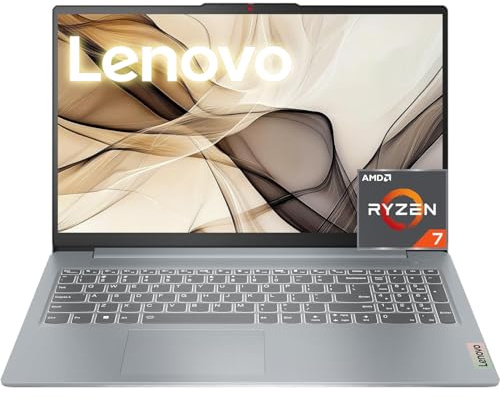 Lenovo IdeaPad Slim 3 15.6 Laptop | Edizione 2025/2026 | AMD Ryzen 7 7730U (Beats Intel Ultra 7 255U) | Schermo FHD (1920 x 1080) | 16 GB RAM | SSD PCIe da 1 TB | WiFi-6 | Ethernet RJ-45 | Windows 11