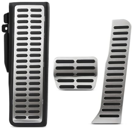 Bremse Fußpedal Für VW Für Tiguan 5N MK1 2009 2010 2011 2012 2013 2014 2015 2016 Autopedale Gas Bremse Rutschfeste Pedalabdeckung AT Auto Pedale(3 piece A)