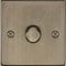 Knightsbridge CS2181AB - Dimmer a 2 vie, in ottone antico, 1G, 200 W, 230 V