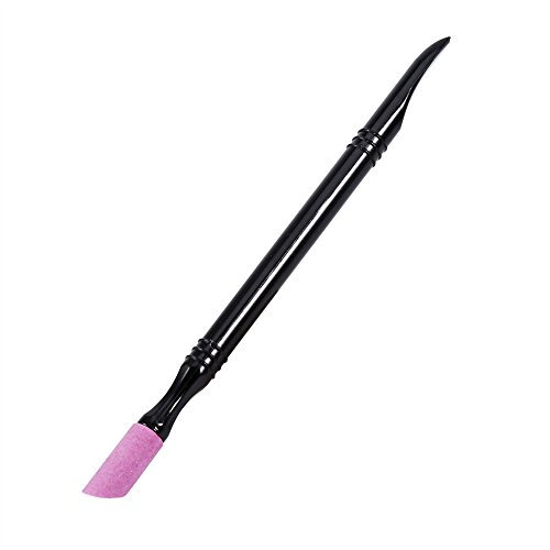 Cortador de Cutícula con Cuchara Especial Limpiador de Uñas Empujador de Cutículas y Limpiauñas con Espátula