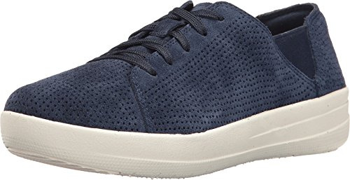Fitflop Women's Uberknit Ballerina Closed Toe Ballet Flats, Midnight Navy, 4 UK Medium