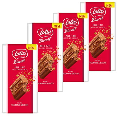 Lotus Lait chocolat avec Speculoos 4 x 180 g
