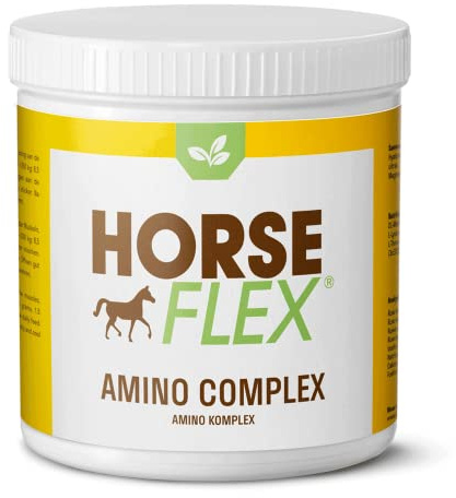 HORSE FLEX Amino Komplex Pulver für Pferde zur Unterstützung des Wachtstums, des Bindesgewebes und des Muskelstoffwechsels - 1500 Gramm