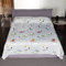 Kanguru Bed,Tagesdecke, Fleecedecke für Doppelbett, Mikrofaser kuscheldecke, Snoopy Peanuts GRAU, 230x230cm, sommerdecke, Schlafzimmer tagesdecke
