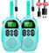 Walkie Talkie für Kinder,Junge Mädchen Spielzeug 3-10+ Jahre 8 Kanäle VOX Scan,Walky Talky für Abenteuer im Freien, Camping, Wandern 2 Stück- Blau