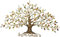 ROUOHUD Baum des Lebens Wandkunst, Metall Stammbaum Deko Metall, Lebensbaum Metall Wand Deko, Wandbild Baum des Lebens Mutter Und Kind, Familienanhänger Zur Dekoration, Metalldekorationen(Size:klein)